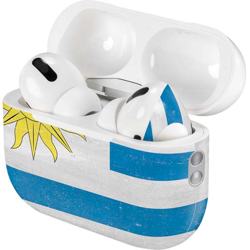 Uraguay Flag Distressed AirPods Pro 2nd Gen Skin